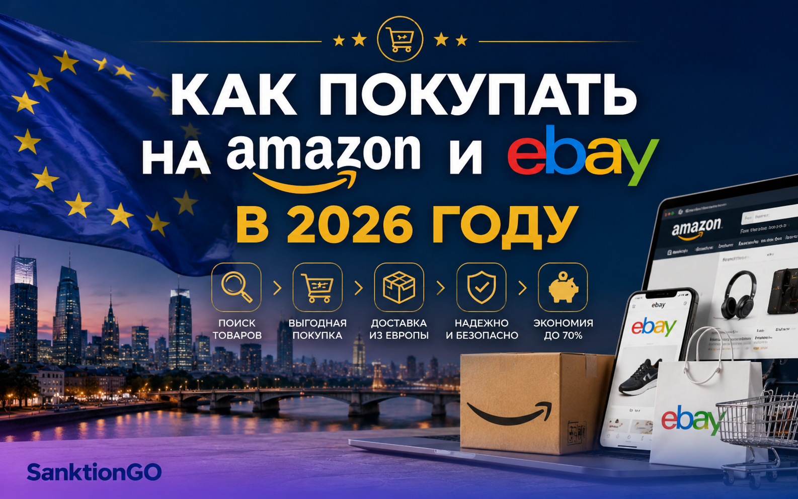 Как покупать на Amazon и eBay в 2026 году