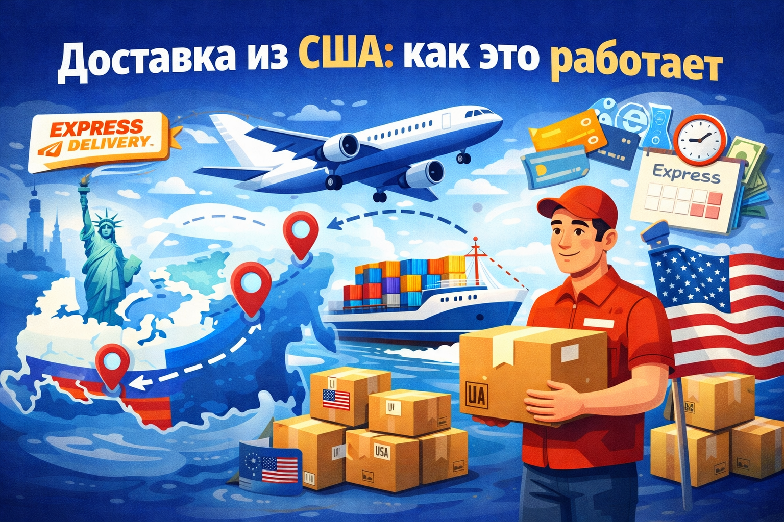 Доставка из США: как это работает