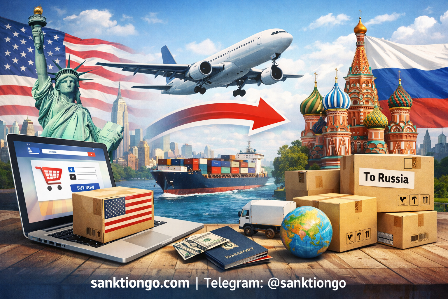 Как заказать товар из США в Россию