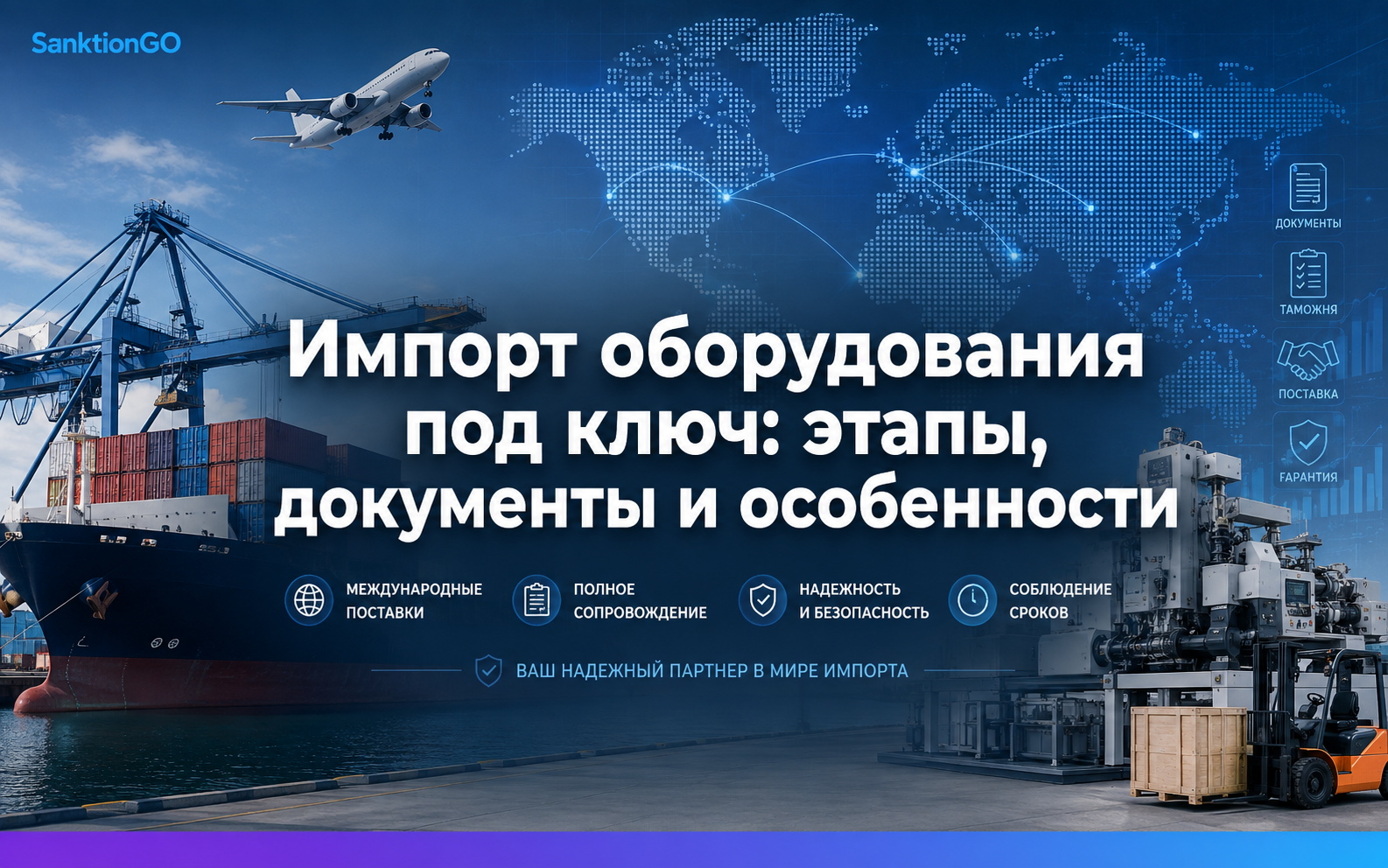 Импорт оборудования под ключ: этапы, документы и особенности